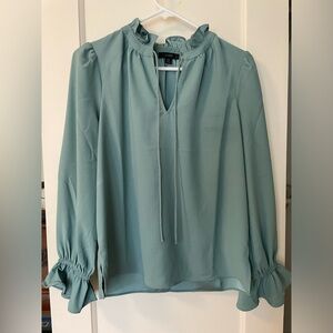 JCrew blouse, XS, green